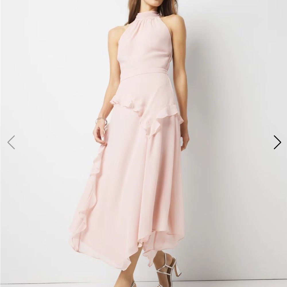 White House Black Market Rose Midi Dress